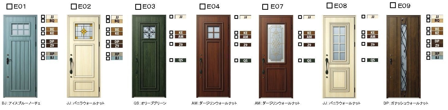 YKK AP玄関ドア/標準仕様